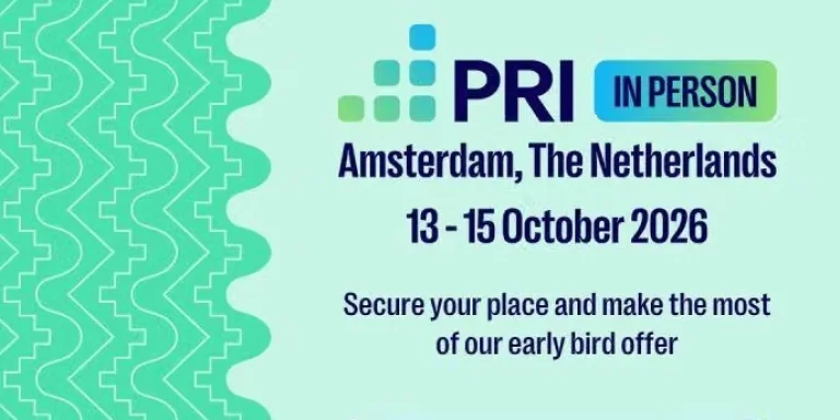 PRI In Person 2026 with Mindy Lubber and Allan Pearce