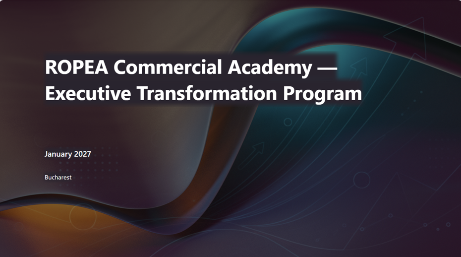 ROPEA Commercial Academy — Executive Transformation Program